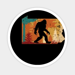 Bigfoot Retro Vintage Sasquatch Pennsylvania Magnet